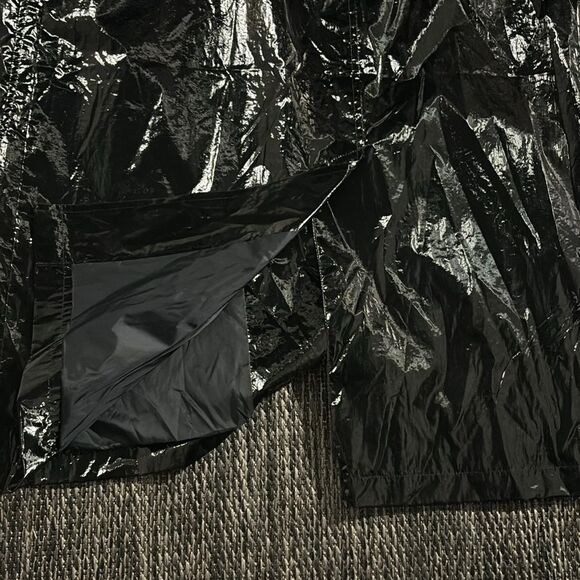 Alo yoga Metallic Break Line Trench black size XS - Picture 8 of 13